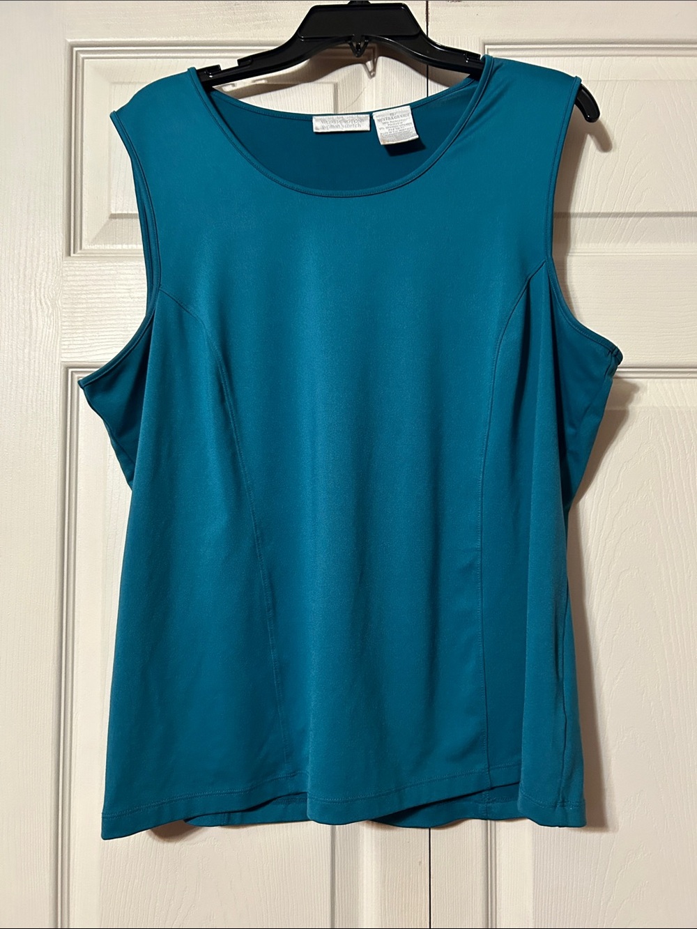 Worthington Teal 1X Sleeveless Tank Top